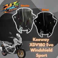 XDV180 Evo Sport Type Windshield Windscreen Deflector Wind Protection For Keeway XDV180 Evo