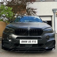 Front Bumper Splitter Lip Spoiler Diffuser&Foglamp Canards Trim For BMW X5 F15 30d 40d 35i M50i M50