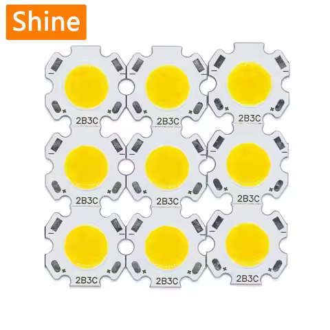 10pcs 3W 5W 7W 10W High Power LED COB Light Beads Warm/Natural /White LED Lamp Bead LED Bulb Chip Sp
