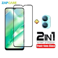 LAYAR Realme C33 2-in-1 Tempered Glass Screen and Tempered Glass Camera Package