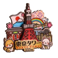 Strong magnet Japan Tokyo Tower Japanese style design strong magnet for refrigerator/whiteboard suit