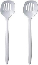 Rosti Mepal Slotted Spoon - Set of 2 - Melamine - White