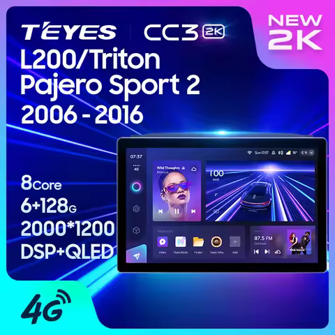 TEYES CC3 2K For Mitsubishi Pajero Sport 2 L200 4 Triton 2006 - 2016 11inch or 13inch Car Radio Mult