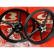 RCB SP522 SPORT RIM Y125Z Y125ZR LC135 5S 55C 1.4 / 1.6 X 17 MATT BLACK RACING BOY