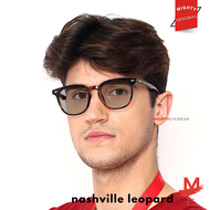 MIGHTY Kacamata PhotoChromic AntiRadiasi Pria Kotak - NASHVILLE LEOPARD