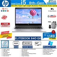HP Elitebook 840 G6,G5 Intel Core i5/i7 8thGen, 14" UHD Graphic, Windows11Pro, 32GBRAM, FingerPrint,