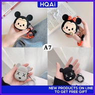 HQAi A7 Headphone Case Soft Silicone Earphone Protector Full Cover Headset Earbuds Shockproof A7