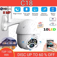 Ip CAM Camera cctv outdoor C18 APP V380 8mp WIFI 1080 HD
