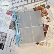 XO94BSY A5 Binder Sleeves 1P 2P 4P Transparent Photo Album Binder Refill Inner Sleeves VN