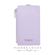 BIG SIZE🎁Pierre Loues Original Side Zip Name Tag ID Card Holder MultiCard Slot Lanyard Holder 618-78