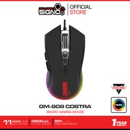 SIGNO COSTRA Macro Gaming Mouse รุ่น GM-908 (เกมส์มิ่ง เมาส์)