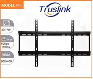 【SG Seller】Truslink  B05 TV Wall Mount Bracket Holder Stand MAX Load 50KG For 40-70 Inch LED LCD Monitor 3D Flat Panel TV Mount VESA U.P. to 600X400 Adjustable
