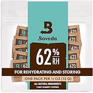 Boveda for Herbal Storage | 62% RH 2-Way Humidity Control | Size 4 Protects Up to 1/2 Ounce (15 Gram