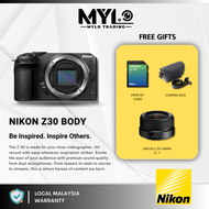 ( Ready Stock) - Nikon Z30 Mirrorless Camera Z DX Vlogger Essentials ( Z DX 24MM | 40MM | 18-140mm |