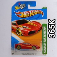 MERAH Hot Wheels TH Treasure Hunt Regular Ferrari 430 Scuderia Red