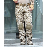 Multicam Camouflage Militar กางเกงยุทธวิธีกองทัพทหารกางเกงกบ Combat Cargo Pants