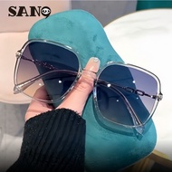 【Ready Stock】COD (San9)Korean Personalized Fashion Large Frame Sunglasses UV Protection Women