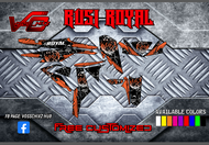 Decals Sticker  for Rusi Royal 125 circuit 001
