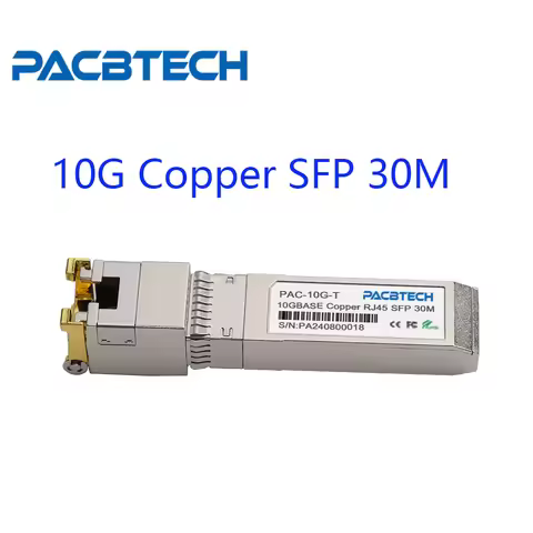 1.25G 2.5G 10G SFP + to RJ45, SFP +-T, 10GBase-T, 30M, 10G Copper SFP for Cisco Mikrotik, TP-Link, D