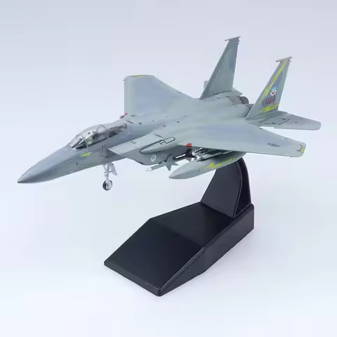 1/100 F15 Eagle Diecast Airplane Model Military Fighter Plane Aircraft Models for Gift 020