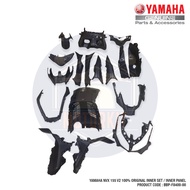 YAMAHA NVX 155 NVX155 V2 AEROX155 AEROX V2 100% ORIGINAL FULL COMPLETE INNER COVER SET BLACK 17PCS BBP-F8400-00