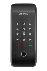 Schlage S818G Digital Gate Door Lock Fingerprint Pin Code RFID Card Override Key for gate. BTO Gate