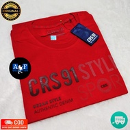 Kaos Distro CRS 91 Pria Brand | Kaos CRS 91 Tersedia Ukuran JUMBO | Baju Cowok Dewasa Terbaru | Kao