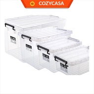 【COZYCASA】Stackable Transparent Storage Box / Storage Organisers / Multipurpose PP Storage Container
