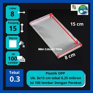 8x15cm opp plastic, clear opp plastic,/ opp plastic, glue, plasticopproti plastic, opp souvenir plas