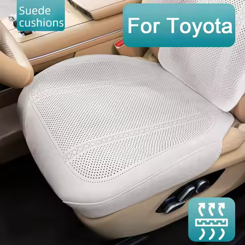Upgraded New Car Seat Cover Suede leather Seat Cushion For Toyota RAV4 Coralla Hilux Land Cruiser FJ
