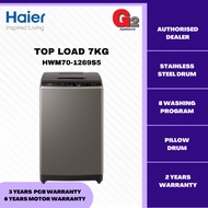 HAIER TOP LOAD 7KG HWM70-1269S5 (READY STOCK)-HAIER WARRANTY MALAYSIA