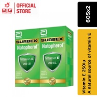Abbott Surbex Natopherol Bio-Enhanced Vitamin E 250IU (60's x 2)