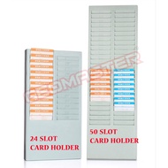 Punch Card Holder , Punch Card Rack , Time Card Rack - 24 Slot