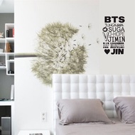 BTS WALL STICKERS - BTS STICKERS - BTS WALL STICKERS KPOP STICKER/S