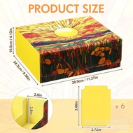 Leather Storage Box1800MTG Storage Box Printing Card Card Sealing Card Magnetic Suitable for Accommo