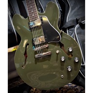 Epiphone Limited Edition ES-335 Semi-Hollowbody Electric Guitar - Olive Drab