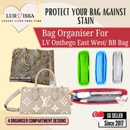 [𝐒𝐆][𝐋𝐮𝐫𝐯𝐢𝐬𝐬𝐚] Organiser For LV Onthego BB/ LV Onthego East West Bag | Bag Organizer Bag Insert Bag 