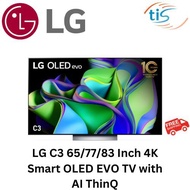 LG C3 65/77/83 Inch 4K Smart OLED EVO TV with AI ThinQ