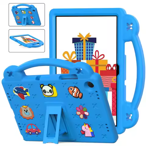 Kids Cover for Samsung Galaxy Tab S9FE S9 S8 S7 11" Funda for A9/A9 Plus A8 10.5" 2021/2022 Shockpro