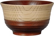 Canoe 74538 Japanese Traditional Color Lacquer Rice Bowl, 21.8 fl oz (630 ml), Cherry Blossom