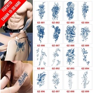 Fruit INK Semi Pemanent Tattoo Lasts 1 Month Size 11x18cm Aesthetic Motif Temporary Tattoo Sticker W