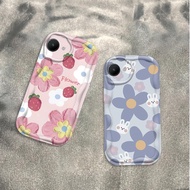 Casing For Realme C30 C30S Cartoon Silicone Smartphone Soft Phone Case TPU Flower Rabbit Shockproof 