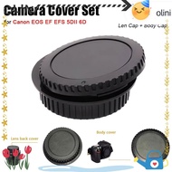 OLINI 1Set Rear Lens Cap, Camera Lens Cap Set Camera Cap Cover,  Cover Protector Lid Photography Acc
