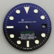 2813 Movement nh35 Movement Green Luminous 28.5mm Mechanical Watch Modified SUB Gradient Ghost Dial 