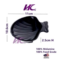 (HC) 100% Melamine 5.25" / 5.5" Shell Shape Sauce Plate Japanese Plate Fan shape plate