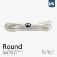 MR Shoelaces RP02 White (White) Round Shoelaces 5mm 70cm 80cm 90cm 100cm 120cm 150cm 180cm 200cm Pre