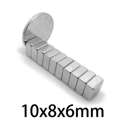 10x8x6mm Round Magnets 10x8x6mm Strong Powerful Magnetic for Fridge,DIY,Building,Scientific,Craft,Ed