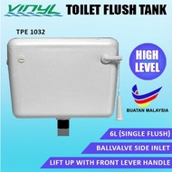 HIGH LEVEL Vinyl Eco Cistern Lift Up Valve 6L Complete Set High Level Cistern Toilet Cistern Tandas 