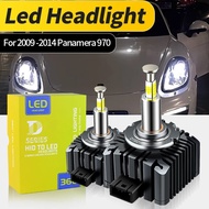 belook ไฟหน้ารถยนต์ 360 องศา 2 ชิ้น 32000LM Canbus D1S LED สำหรับเปลี่ยนไฟ HID Xenon สำหรับ Panamera