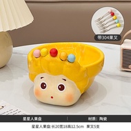 Cute Star Shaped Fruit Plate Snack Cake Plate Cute Coffee Table Decor